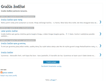 Tablet Screenshot of grazuszodziai.blogspot.com