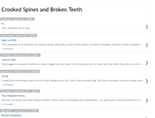 Tablet Screenshot of crookedspinesandbrokenteeth.blogspot.com