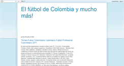 Desktop Screenshot of futbolmania-colombia.blogspot.com