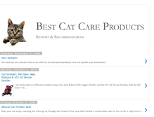 Tablet Screenshot of bestcatcareproducts.blogspot.com