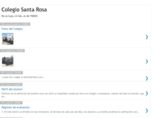 Tablet Screenshot of colegio-santarosa.blogspot.com