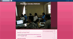 Desktop Screenshot of practicaenmultigrado.blogspot.com