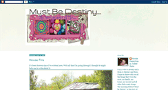 Desktop Screenshot of mustbedestiny.blogspot.com