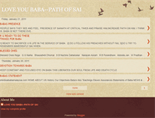 Tablet Screenshot of loveyoubabapathofsai.blogspot.com