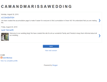 Tablet Screenshot of camandmarissa.blogspot.com