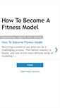 Mobile Screenshot of howtobecomefitnessmodel.blogspot.com