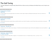 Tablet Screenshot of biomechanicsofgolf.blogspot.com