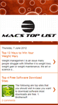 Mobile Screenshot of macstoplist.blogspot.com