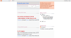 Desktop Screenshot of cyberprofdefrancais.blogspot.com