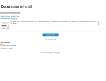 Tablet Screenshot of decoracioninfanti.blogspot.com