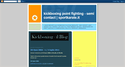 Desktop Screenshot of kickboxingitalia.blogspot.com