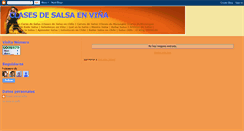 Desktop Screenshot of clasesdesalsaenvina.blogspot.com
