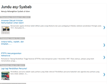 Tablet Screenshot of jundusyabab.blogspot.com