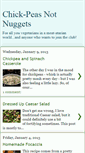 Mobile Screenshot of chickpeasnotnuggets.blogspot.com