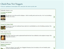 Tablet Screenshot of chickpeasnotnuggets.blogspot.com