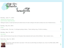 Tablet Screenshot of hithertoandhenceforth.blogspot.com