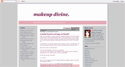 Desktop Screenshot of makeupdivine.blogspot.com
