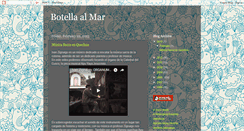 Desktop Screenshot of botella-al-mar.blogspot.com