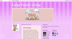 Desktop Screenshot of becky-largefamilyliving.blogspot.com