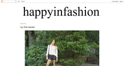 Desktop Screenshot of happyinfashion.blogspot.com