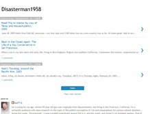 Tablet Screenshot of disasterman1958.blogspot.com