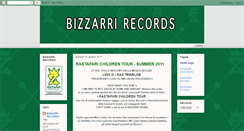 Desktop Screenshot of bizzarrirecords.blogspot.com