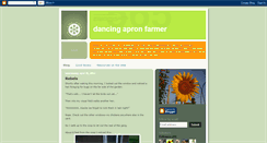 Desktop Screenshot of dancingapronfarmer.blogspot.com