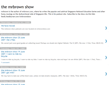 Tablet Screenshot of mrbrownshow.blogspot.com