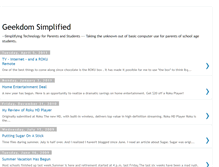 Tablet Screenshot of geekdomsimplified.blogspot.com