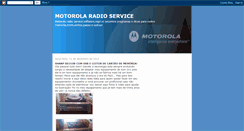 Desktop Screenshot of motorola-radio.blogspot.com