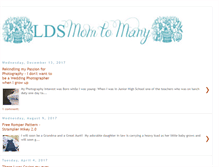 Tablet Screenshot of ldsmomtomany.blogspot.com