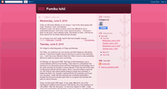 Desktop Screenshot of fumikaishii.blogspot.com