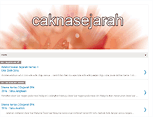 Tablet Screenshot of caknasejarah.blogspot.com