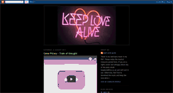 Desktop Screenshot of keepingmylovealive.blogspot.com