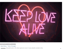 Tablet Screenshot of keepingmylovealive.blogspot.com