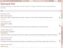 Tablet Screenshot of episcopalkids.blogspot.com