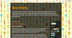 Desktop Screenshot of healthyvols.blogspot.com