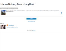 Tablet Screenshot of farmbethany.blogspot.com