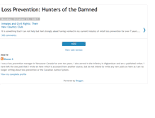 Tablet Screenshot of huntersofthedamned.blogspot.com