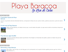 Tablet Screenshot of playabaracoa.blogspot.com
