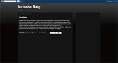 Desktop Screenshot of natasha-baig.blogspot.com