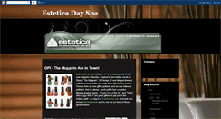 Desktop Screenshot of estetica-day-spa.blogspot.com