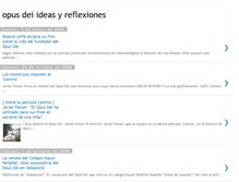 Tablet Screenshot of ideasopusdei.blogspot.com