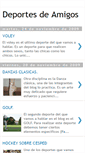 Mobile Screenshot of deportesdeamigos.blogspot.com