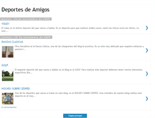 Tablet Screenshot of deportesdeamigos.blogspot.com