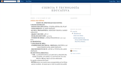 Desktop Screenshot of cienciaytecnologaeducativa.blogspot.com