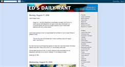 Desktop Screenshot of edsdailyrant.blogspot.com