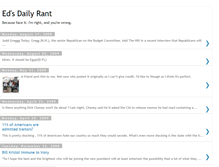 Tablet Screenshot of edsdailyrant.blogspot.com