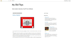 Desktop Screenshot of myoldtoys.blogspot.com