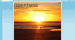 Desktop Screenshot of 12wfitness.blogspot.com